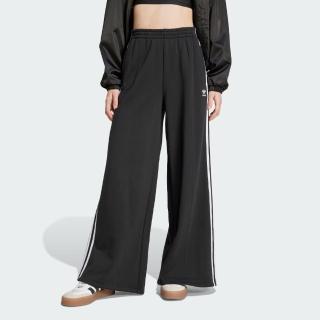 【adidas 愛迪達】長褲 女款 運動褲 三葉草 亞規 3 S WL PANT FT 黑 IY7255