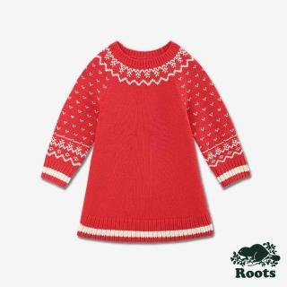 【Roots】Roots 嬰兒-CABIN FAIR ISLE 洋裝(紅色)