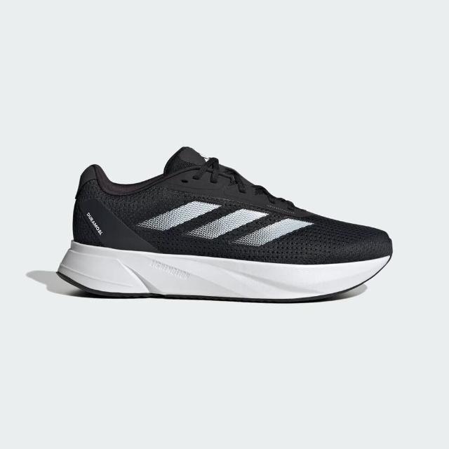 【adidas 愛迪達】Duramo SL M Wide 男女 慢跑鞋 運動 寬楦 基本款 透氣 緩震 黑白(IG0309)