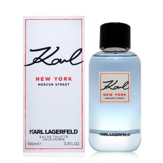 【KARL LAGERFELD 卡爾】New York Mercer Street 紐約蘇活男性淡香水 EDT 100ml(平行輸入)