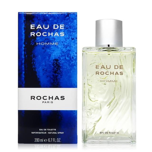 【ROCHAS 羅莎】Eau de Rochas Homme 羅莎之水男性淡香水 EDT 200ml(平行輸入)