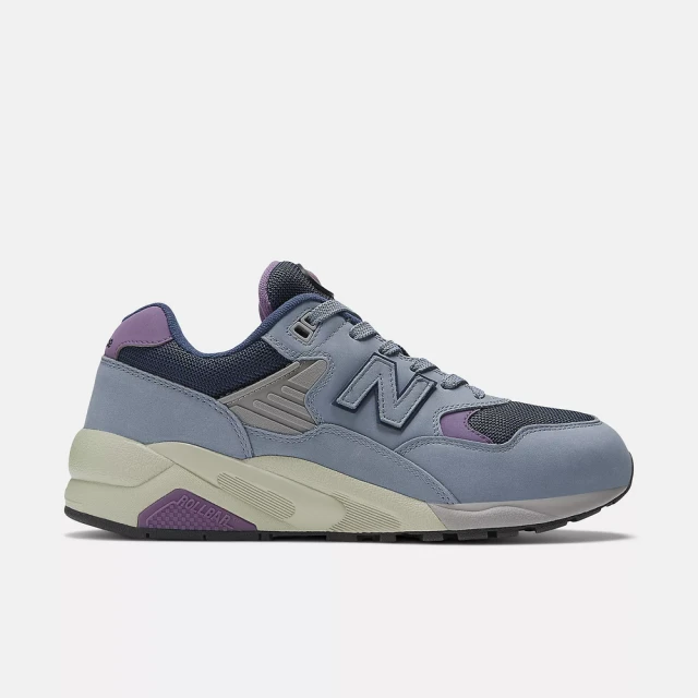 NEW BALANCE 580 復古鞋 男鞋 女鞋 休閒鞋 運動鞋 灰藍紫 麂皮 D楦 NB IU同款(MT580VB2)