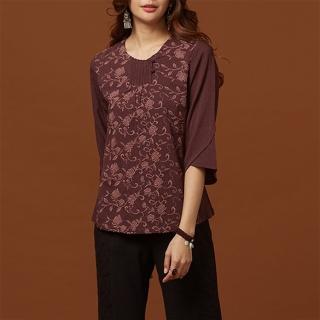 【古典美】08021刺繡圓弧袖上衣(棉麻/純棉/亞麻/中國風/漢服/茶禪服/手染服)