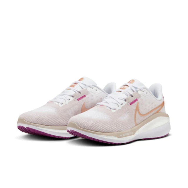 NIKE 耐吉 慢跑鞋 女鞋 運動鞋 緩震 W VOMERO 17 粉金 FB8502-007(3W5672)