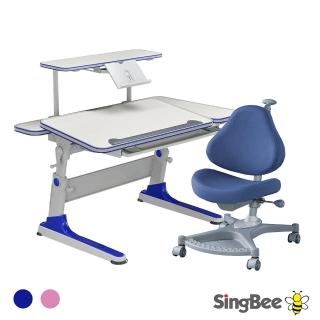 【SingBee 欣美】寬120cm 兒童桌椅組SBD-601&80+139S(書桌椅 兒童桌椅 兒童書桌椅)