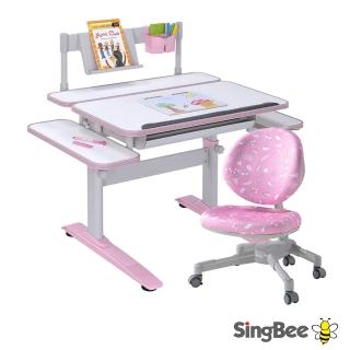 【SingBee 欣美】寬80cm 兒童桌椅組SBD-204+126(書桌椅 兒童桌椅 兒童書桌椅)