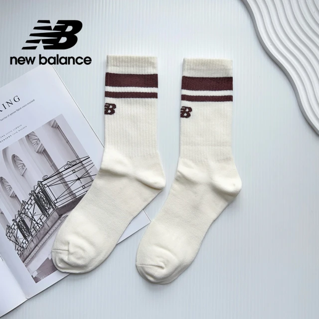 NEW BALANCENEW BALANCE NB MIT條紋中長襪_LAS32161ROK_中性_杏/深棕