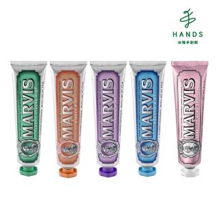 【臺隆手創館】MARVIS義大利精品牙膏85ml/75ml(海洋/肉桂/甘草/茉莉/經典/生薑)