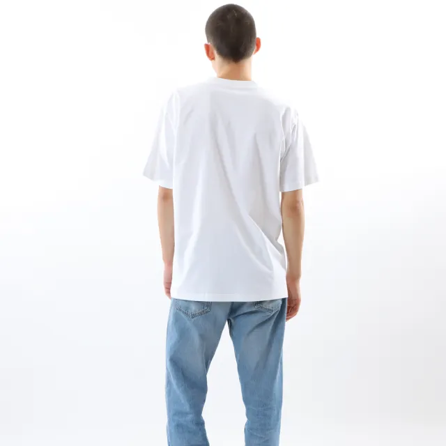 【Hanes】官方直營-BEEFY-T系列 短袖T恤內衣 經典設計款(白色)