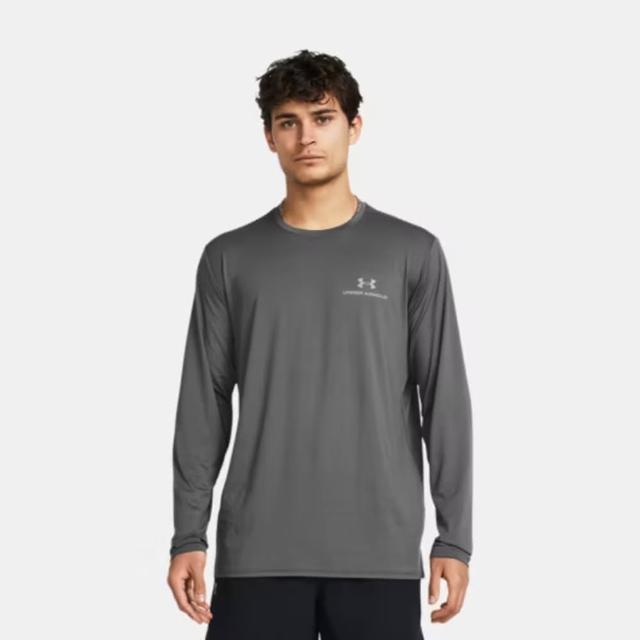 【UNDER ARMOUR】長袖上衣 男款 運動 歐規 Vanish Energy LS 灰 1385418025(S1146)