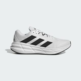 【adidas 愛迪達】慢跑鞋 男鞋 運動鞋 緩震 QUESTAR 3 M 黑白 ID6318(8786)