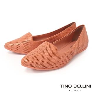 【TINO BELLINI 貝里尼】巴西娃娃樂福鞋FSBV018-Q(橘)