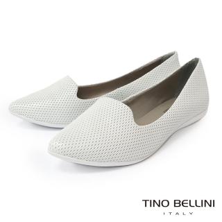 【TINO BELLINI 貝里尼】巴西娃娃樂福鞋FSBV018-0(白)