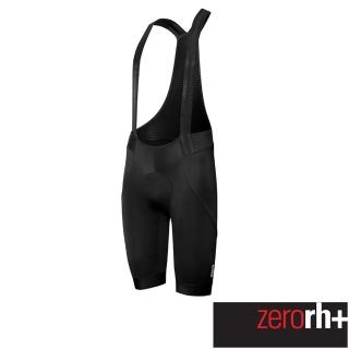 【ZeroRH+】義大利中長距離騎乘推薦專業自行車吊帶車褲(黑色 ECU0983 900)