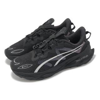 【PUMA】越野跑鞋 Fast-Trac Nitro 3 GTX Wns 女鞋 黑 銀 防水 抓地 戶外 運動鞋(379795-01)