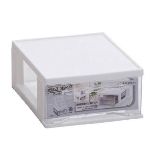 【山田 YAMADA】日本 抽屜式 可疊 文具 收納盒 / 個 YMD-453714-WH
