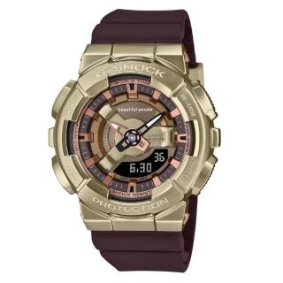 【CASIO 卡西歐】G-SHOCK x beautiful people 限量聯名 輕巧時尚 耀眼獨特 GM-S110BP-5A 42mm