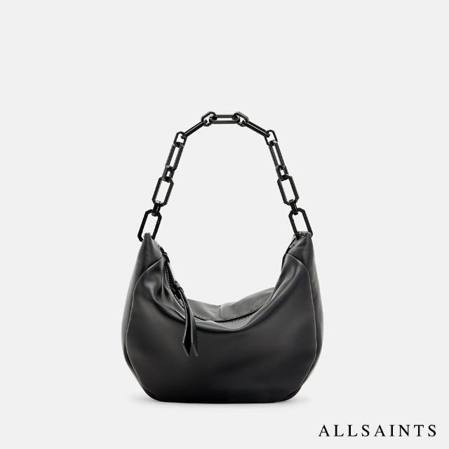 【ALLSAINTS】MADEA 迷你牛皮肩背包Black W214XB