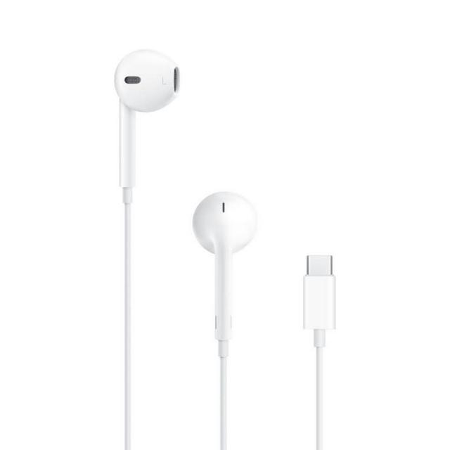 【Apple 蘋果牌】EarPods USB-C雙耳線控 2024(MYQY3ZP/A 原廠耳機)