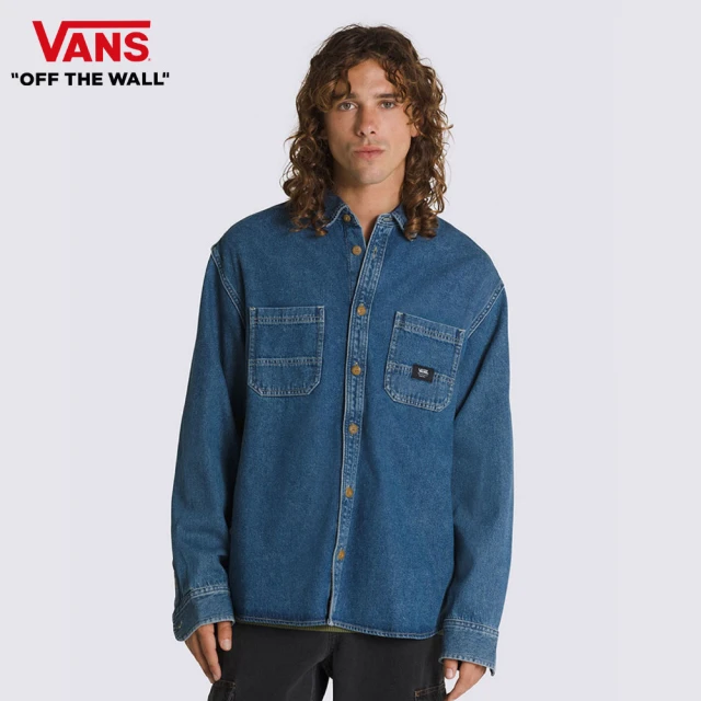 VANS Stevens Denim 男女款藍色牛仔襯衫