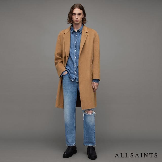【ALLSAINTS】STANO 羊毛大衣DEEP CAMEL MC044Z(寬鬆版型)
