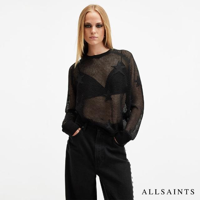 【ALLSAINTS】SERAPH 針織上衣Black W005KB(常規版型)
