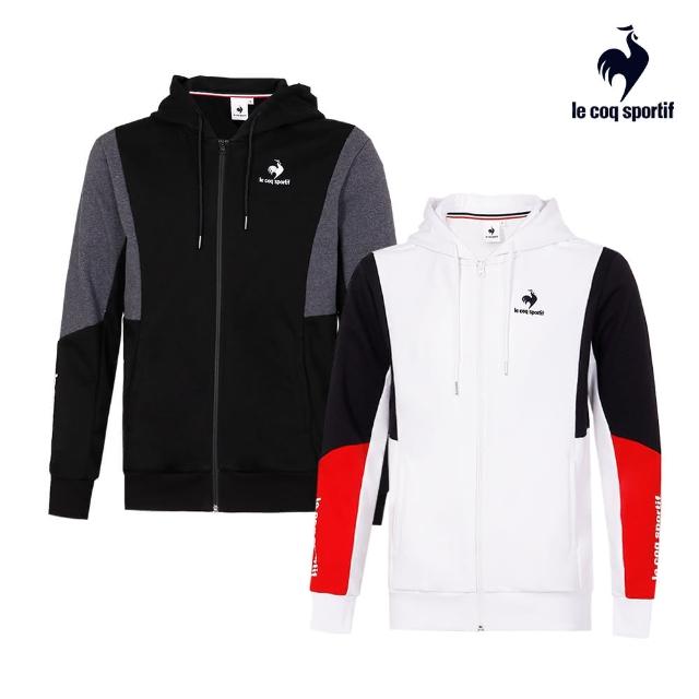 【LE COQ SPORTIF 公雞】休閒經典連帽外套 男女款-2色-LWU63363