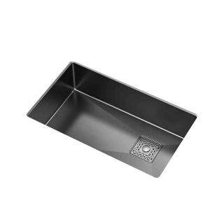 【LEZUN 樂尊】家用廚房304不銹鋼水槽60x43cm洗菜盆(水槽/廚房水槽/洗菜盆/洗碗槽)