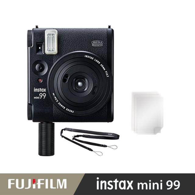 【FUJIFILM 富士】instax mini 99 拍立得相機 原廠公司貨(送底片透明保護套20入)