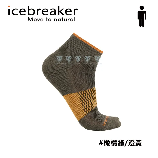 【Icebreaker】男女 短筒薄毛圈多功能運動襪- IB105127 IB105132(Multisport/羊毛襪/運動襪/美麗諾)