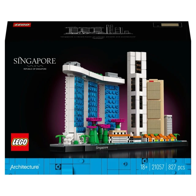 LEGO 樂高 21057 Architecture 建築系列 新加坡(建築 模型 積木)