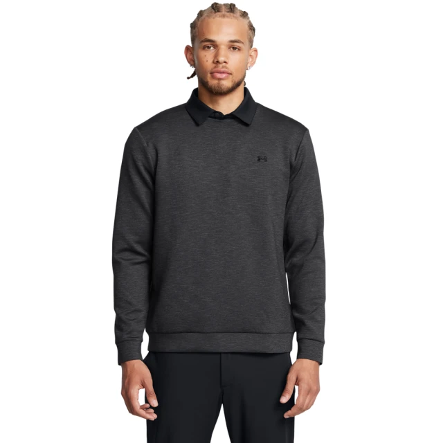 UNDER ARMOUR UA 男 Drive Midlayer 長袖大學T_1387122-001(黑色)