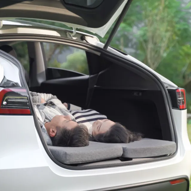 【orest】CAMPING 頂級車露記憶床墊(輕量便攜 三秒攤平 車用露營充氣床墊沒有的便捷)