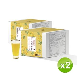 【茶堂】桂花蕎麥茶（靜心舒壓茶）-6g×15入×2盒(蕎麥茶、桂花茶、養生茶、花草茶、無咖啡因茶)