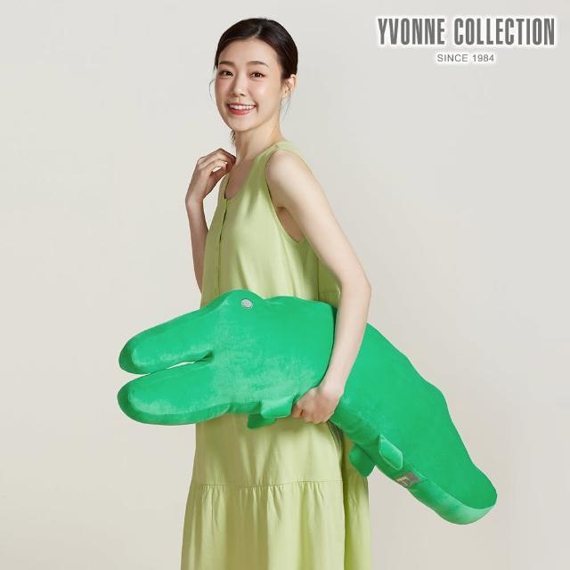 【YVONNE 以旺傢飾】買一送一 網路限定｜鱷魚造型抱枕組(長抱枕+短抱枕)