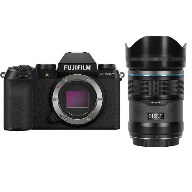 【FUJIFILM 富士】X-S20 單機身 + SIRUI Sniper 33mm F1.2 APSC 鏡頭 --公司貨