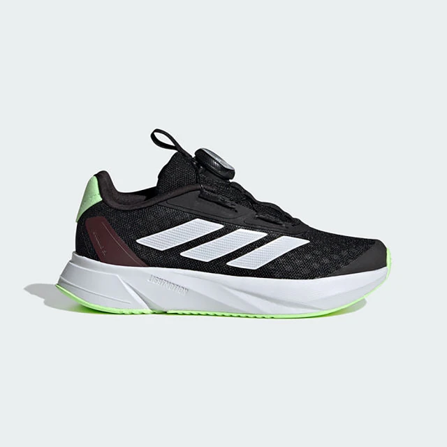 adidas 愛迪達 慢跑鞋 童鞋 中童 大童 兒童 運動鞋 旋鈕式鞋帶 DURAMO SL BOA K 黑綠 IF5984