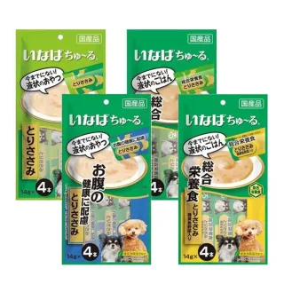 【CIAO】汪啾嚕肉泥X24包(狗肉泥 狗零食 日本公司貨 INABA 狗肉泥條 犬用肉泥)