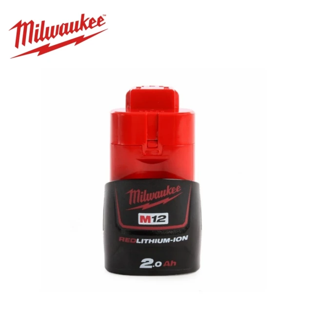 【Milwaukee 美沃奇】公司貨  美沃奇 米沃奇 12V 鋰電池 電池 鋰電  2.0AH(M12 B2)