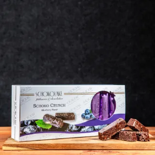 【巧克力雲莊】藍莓脆條14入(香濃巧克力條_140克)