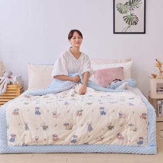 【DUYAN 竹漾】Heat Fi 純棉豆豆絨大豆抗菌冬被 / 150x200cm / 趣味賓狗 棉被