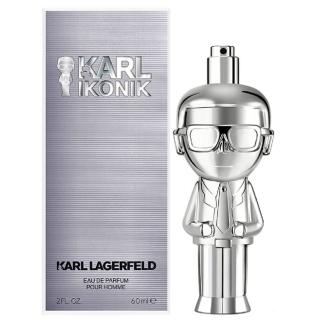 【KARL LAGERFELD 卡爾】Karl Lagerfeld Ikonik 時尚大帝 ‧ 極光銀男性淡香精 60ml(專櫃公司貨)