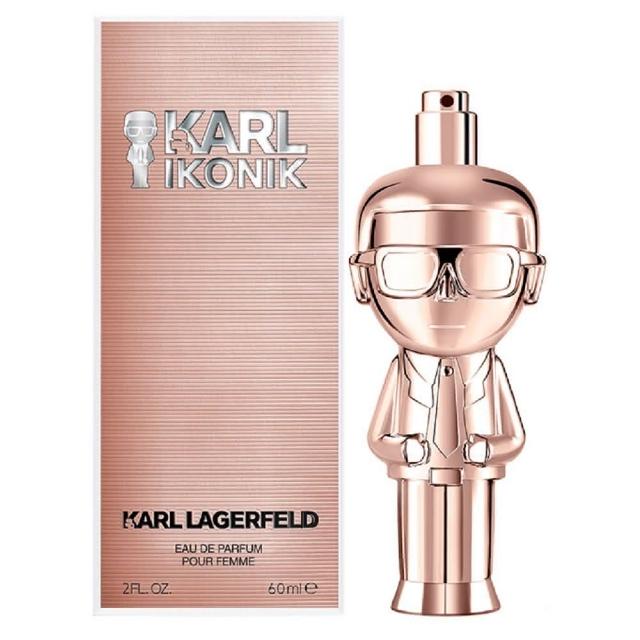 【KARL LAGERFELD 卡爾】Karl Lagerfeld Ikonik 時尚大帝 ‧ 流光金女性淡香精 60ml(專櫃公司貨)