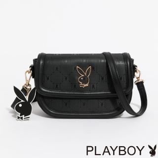 【PLAYBOY】馬鞍包 Brilliant系列(黑色)