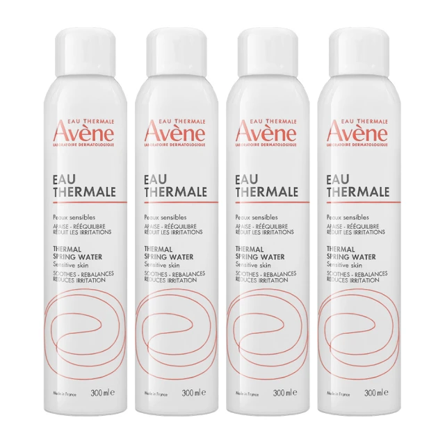 【Avene 雅漾】雙11限定★舒護活泉水 300ml*4入組 -平行輸入(法文版)