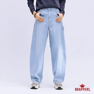 【BRAPPERS】女款 Boy friend系列-全棉錐形工作褲(淺藍)