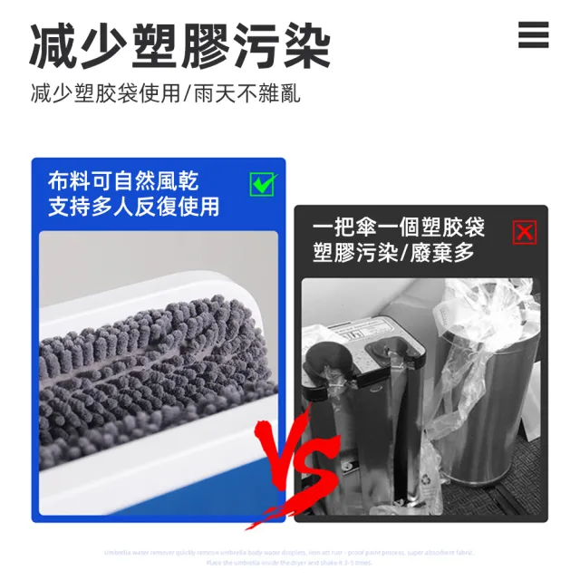 雨傘除水器擦水架抹水收納架(鐵藝烤漆/超強吸水/環保商用)