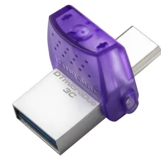 【Kingston 金士頓】DataTraveler MicroDuo 3C 64GB 雙介面 TypeC 隨身碟(USB3.2 Gen1  原廠5年保固)