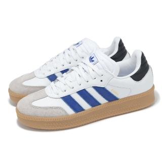 【adidas 愛迪達】德訓鞋 Samba XLG 男鞋 女鞋 厚底 增高 白 藍 復古 休閒鞋 愛迪達(IE9182)