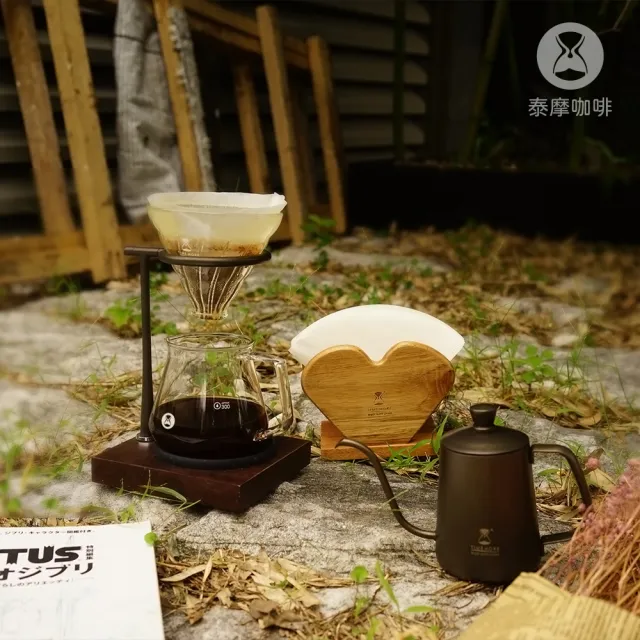 【TIMEMORE 泰摩】泰摩咖啡 魚03-300ml-黑色(垂直穩定水流 咖啡手沖壺 304不鏽鋼)